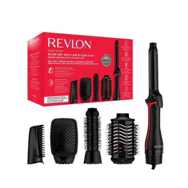 Perie electrica fixa multifunctionala One-Step Blow-Dry Multi Air Styler 5in1, RVDR5371E, Revlon — preț și oferte
