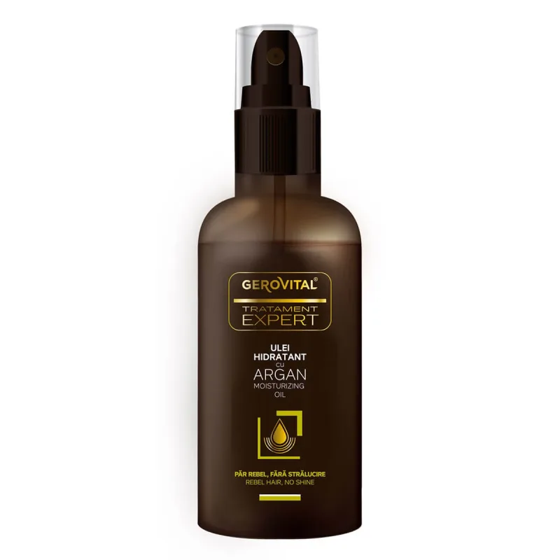 Ulei hidratant cu Argan pentru par - ARGAN PLUS, 100 ml, Farmec Gerovital — preț și oferte