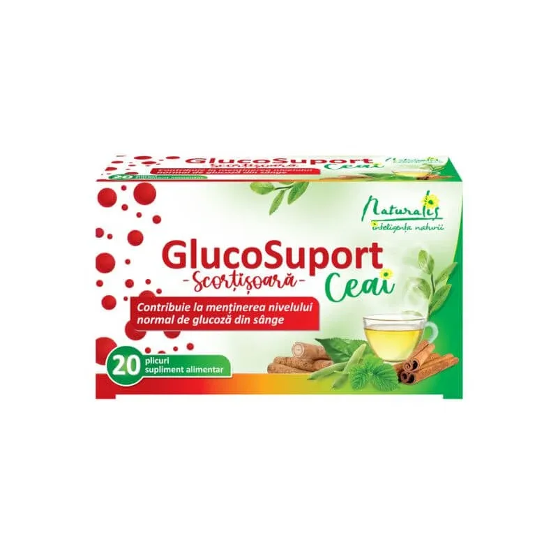 Naturalis GlucoSuport Ceai x 20 pl — preț și oferte