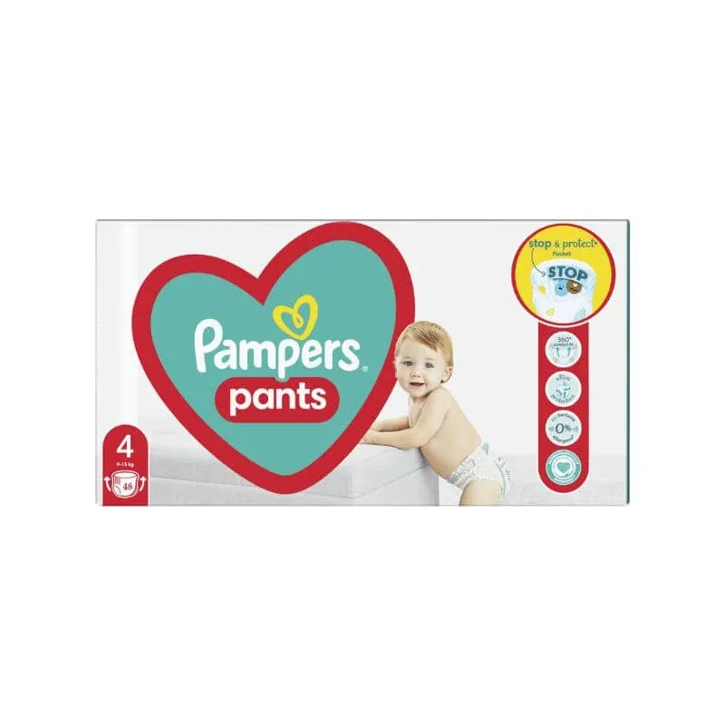 Pampers Pants Active Baby 4 9-15kg (48) — preț și oferte