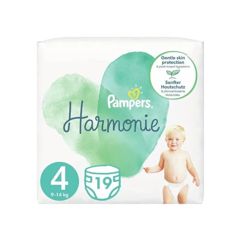 Pampers Harmonie 4, 9-14kg (19) — preț și oferte