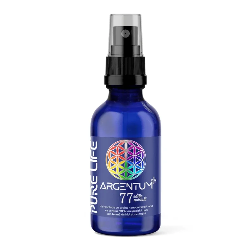 Argint nanocoloidal Argentum+ Ediţie Specială, 60 ml, Pure Life  — preț și oferte