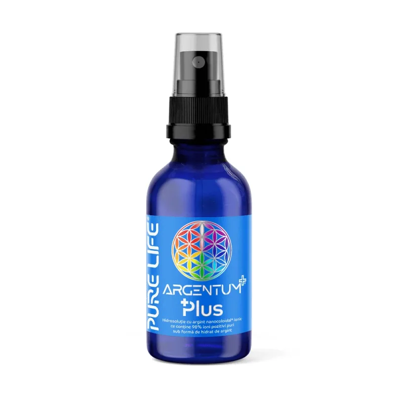 Argint nanocoloidal Argentum+ Plus, 60 ml, Pure Life — preț și oferte
