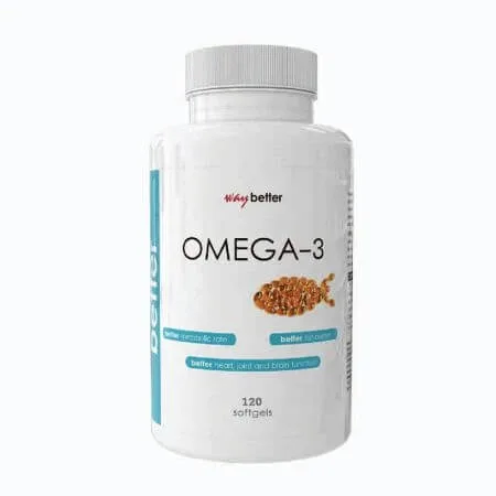 Better Omega 3 1000mg, 120 cps, Way Better — preț și oferte