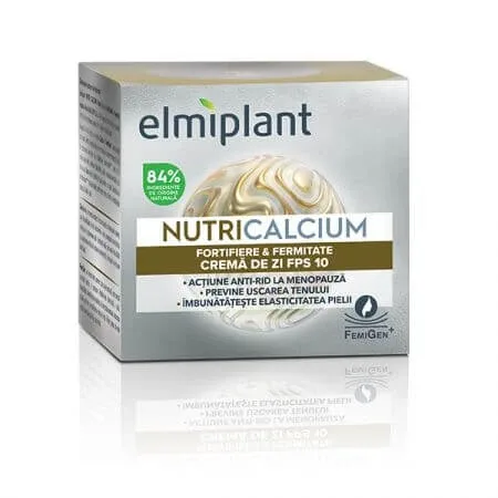 Crema de zi pentru fortifiere si fermitate cu SPF 10 NutriCalcium, 50 ml, Elmiplant — preț și oferte