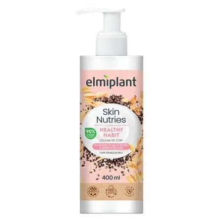 Lotiune de corp cu extract de ovaz bio si seminte de chia Skin Nutries, 400 ml, Elmiplant — preț și oferte