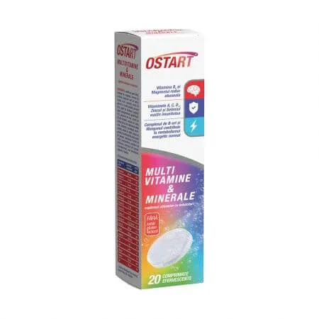 Ostart multivitamine si minerale, 20 comprimate, Fiterman — preț și oferte