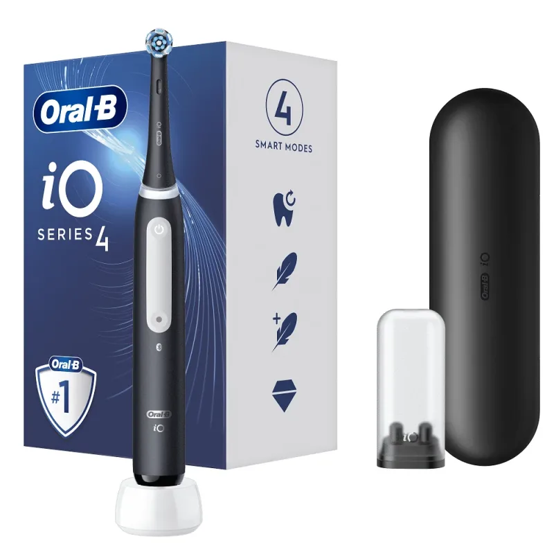 Periuta de dinti electrica iO4 Matt Black, Oral-B — preț și oferte