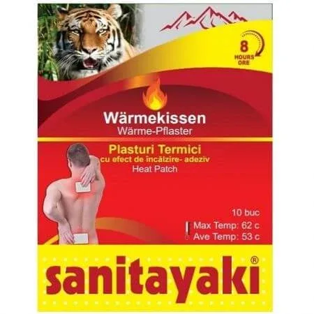 Plasturi termici cu efect de incalzire 8 ore, 1 bucata, Sanitayaki — preț și oferte