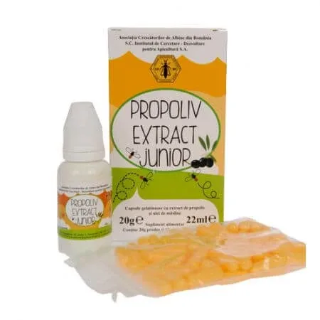 Propoliv extract Junior, 20 g, Institutul Apicol — preț și oferte