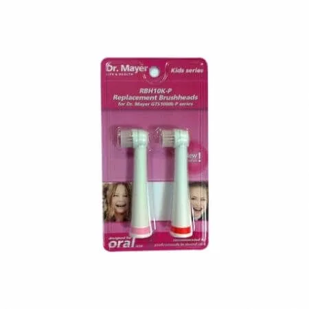 Rezerve periuta electrica pentru copii GTS1000K Pink, 2 bucati,, Dr. Mayer — preț și oferte