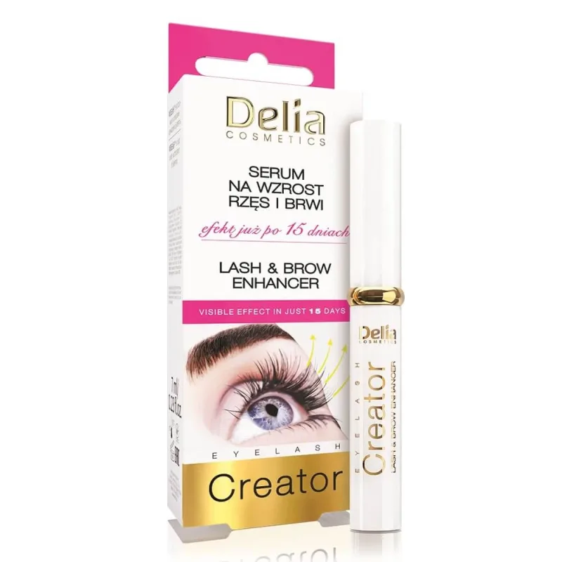 Ser intensificator pentru gene si sprancene, 7 ml, Delia Cosmetics — preț și oferte