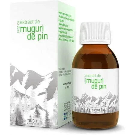 Sirop cu muguri de pin Tisofit, 150 ml, Tis Tis Famaceutic — preț și oferte