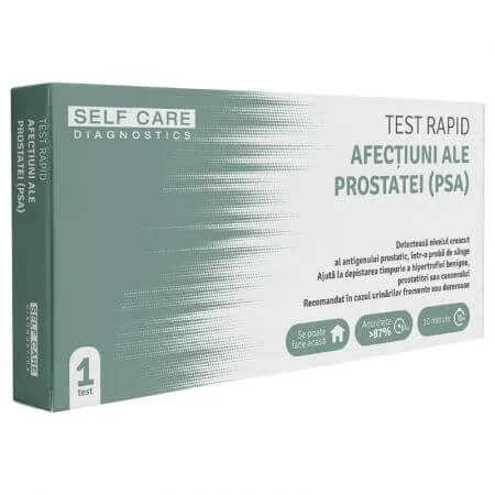 Test rapid afectiuni ale prostatei (PSA), 1 bucata, Veda Lab — preț și oferte