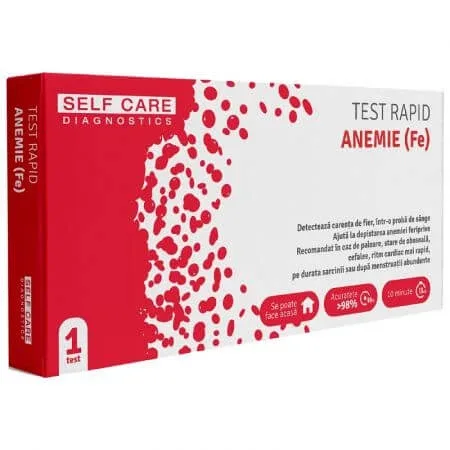 Test rapid anemie (Fe), 1 bucata, Veda Lab — preț și oferte
