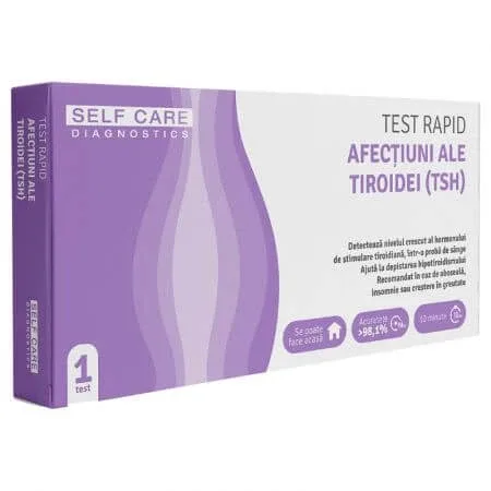 Test rapid afectiuni ale tiroidei (TSH), 1 bucata, Veda Lab — preț și oferte