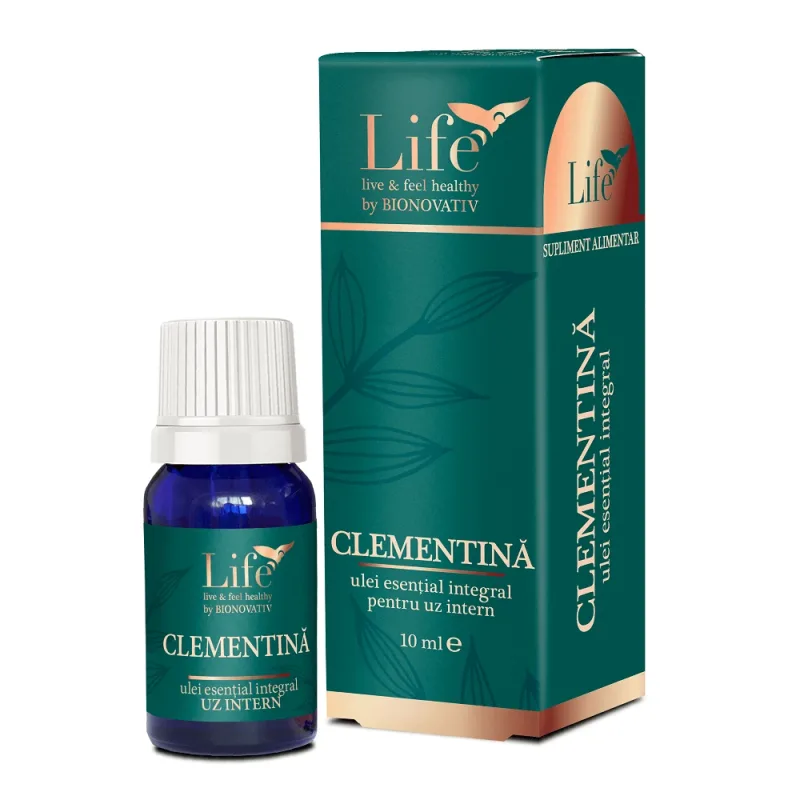 Ulei esential integral de clementina, 10 ml, Bionovativ — preț și oferte