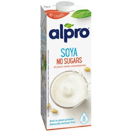 Bautura vegetala neindulcita din soia, 1L, Alpro — preț și oferte