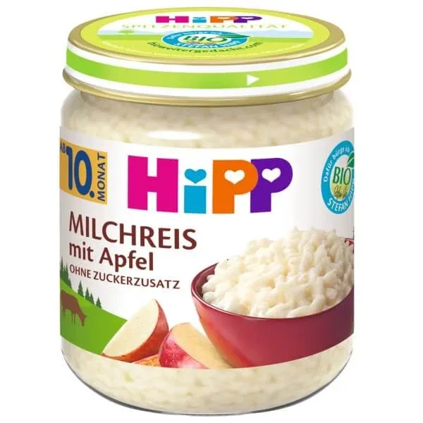Budinca de orez cu mar, 200 g, Hipp — preț și oferte