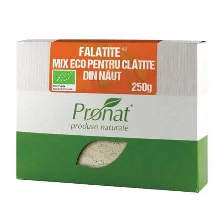 Falatite Mix Bio din faina de naut cu condimente pentru clatite, 250 gr, Pronat — preț și oferte