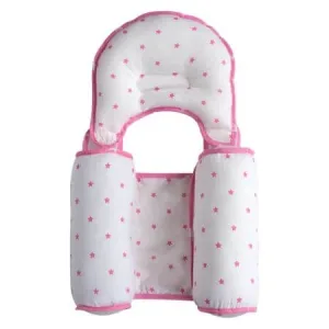 Pozitionator cu pernuta anti-plagiocefaliei Pink Stars, SeviBebe