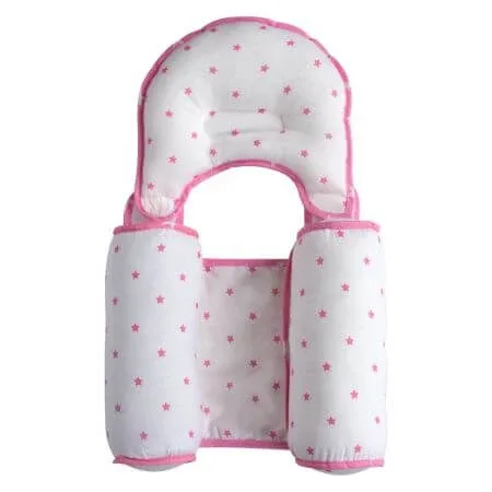 Pozitionator cu pernuta anti-plagiocefaliei Pink Stars, SeviBebe Sevi Baby — preț și oferte