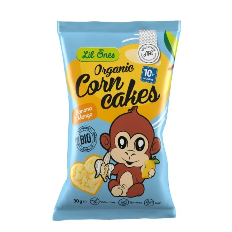 Snacksuri din porumb cu banane si mango, 30 g, Mc Lloyd's — preț și oferte