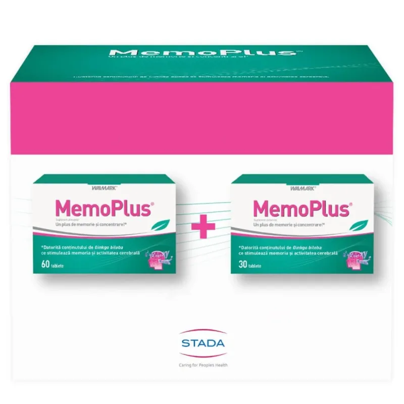 Pachet Memo Plus, 60 capsule + 30 capsule, Walmark — preț și oferte