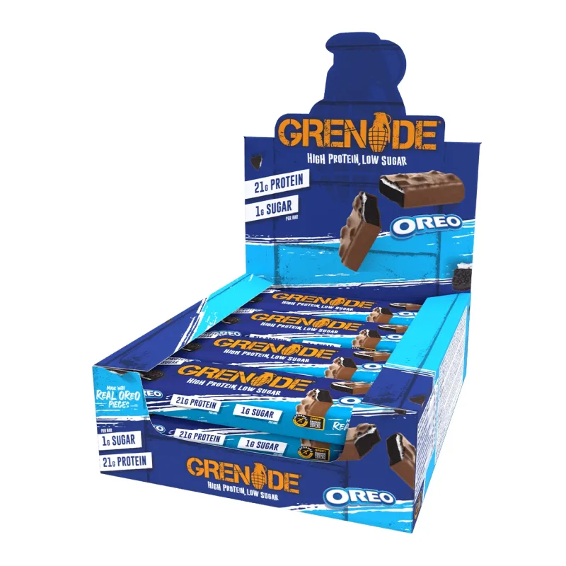 Grenade High Protein, Low Sugar Bar Oreo, Baton Proteic Cu Aroma De Biscuiti Oreo, 60 G — preț și oferte