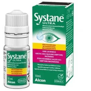 Systane Ultra Picaturi oftalmice lubrifiante, 10 ml, Alcon