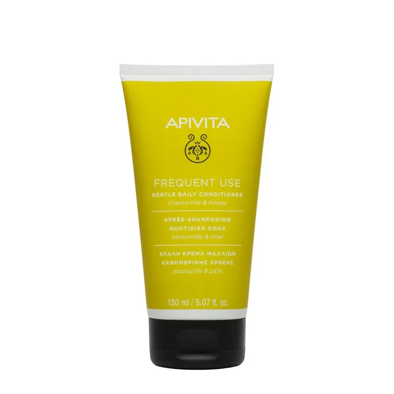 Balsam Gentle Daily pentru toate tipurile de par, 150 ml, Apivita — preț și oferte