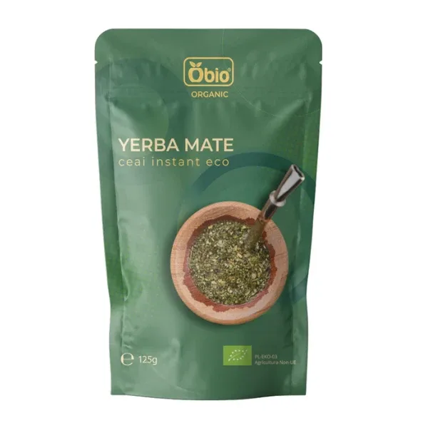Ceai Bio Yerba Mate Instant, 125 g, Obio — preț și oferte