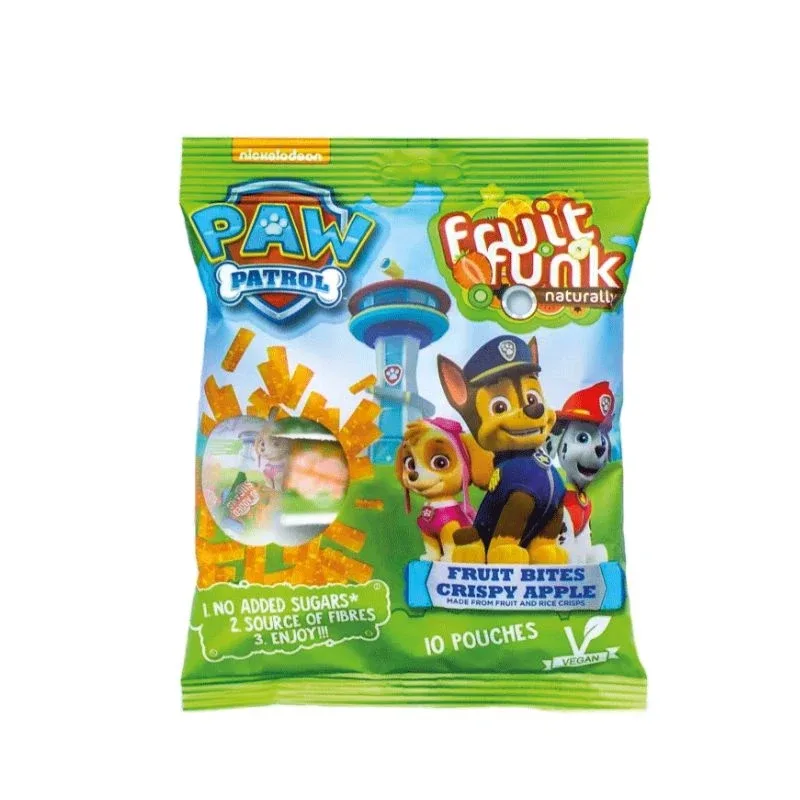 Gustare din fructe cu mar crocant Paw Patrol, 100 gr, Fruit Funk — preț și oferte