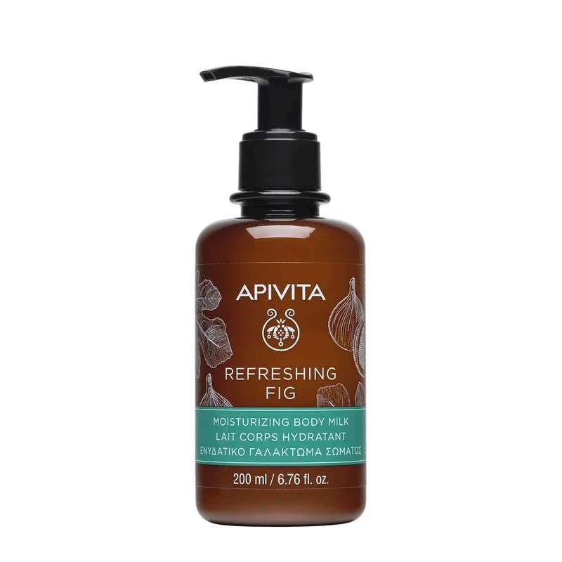 Lapte pentru corp cu extract din smochine, 200 ml, Apivita — preț și oferte
