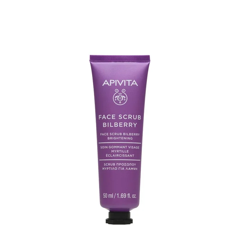 Masca exfolianta pentru luminozitate cu extract din afine, 50 ml, Apivita — preț și oferte