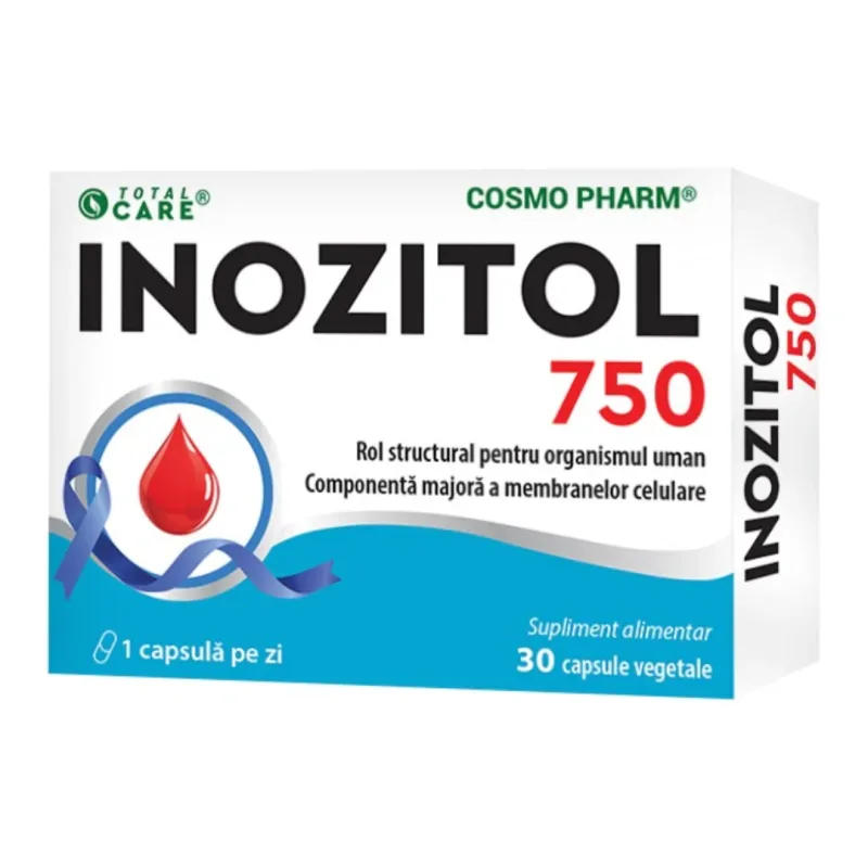 Inozitol, 750 mg, 30 capsule, Cosmo Pharm — preț și oferte