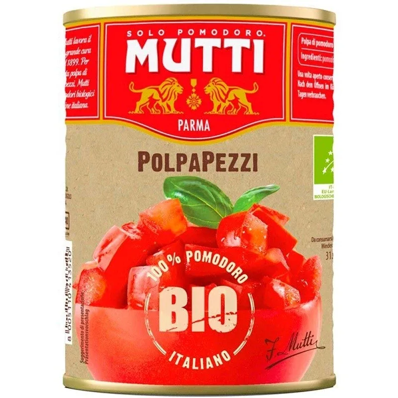 Rosii Bio cuburi, 400 g, Mutti — preț și oferte