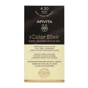 Vopsea pentru par My Color Elixir, nuanta 4.2, Apivita