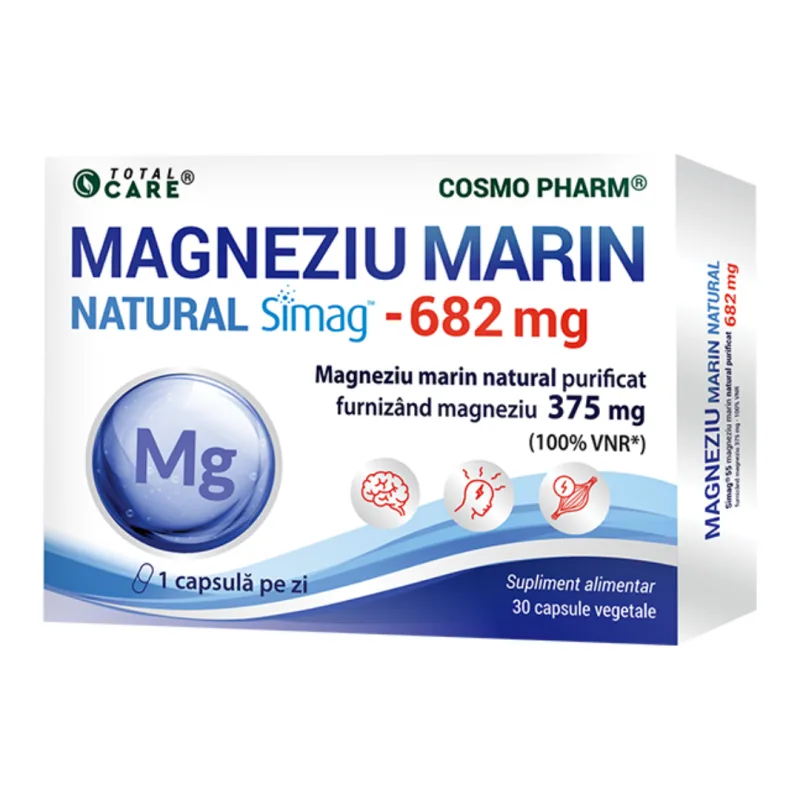 Magneziu Marin 682mg, 30 capsule, Cosmo Pharm — preț și oferte