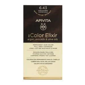 Vopsea pentru par My Color Elixir, nuanta 6.43, Apivita