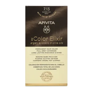 Vopsea pentru par My Color Elixir, nuanta 7.13, Apivita