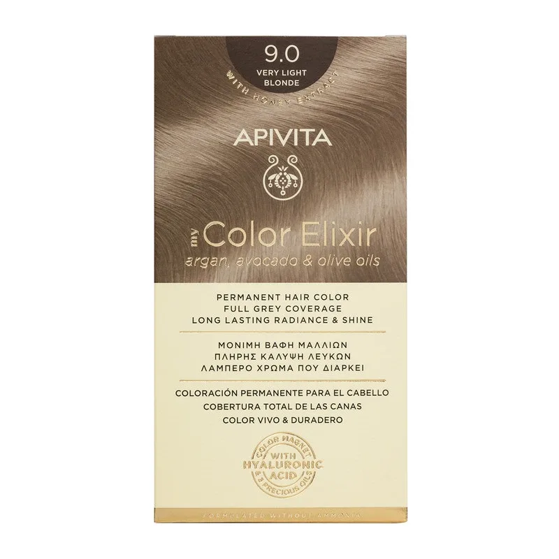 Vopsea pentru par My Color Elixir, nuanta 9.0, Apivita — preț și oferte