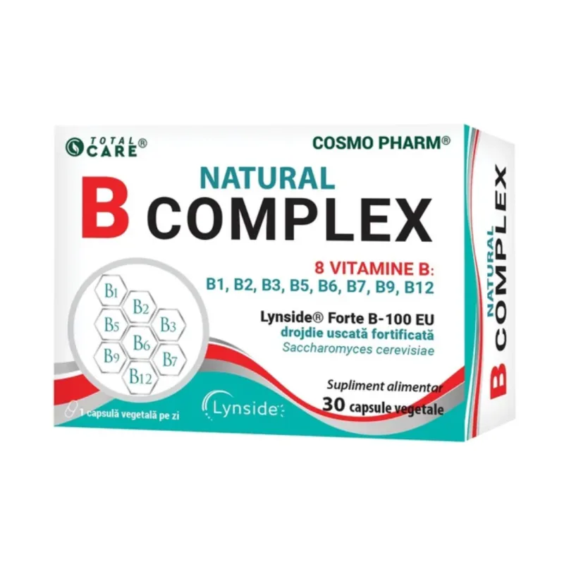 Natural B Complex, 30 capsule, Cosmo Pharm — preț și oferte
