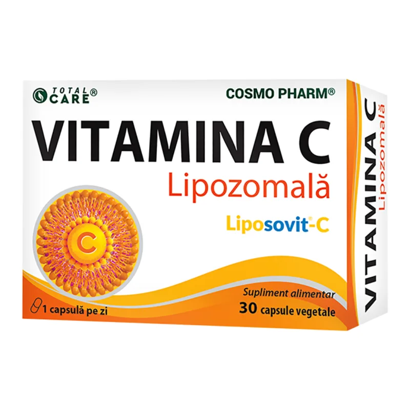 Vitamina C lipozomala 30 capsule, Cosmo Pharm — preț și oferte