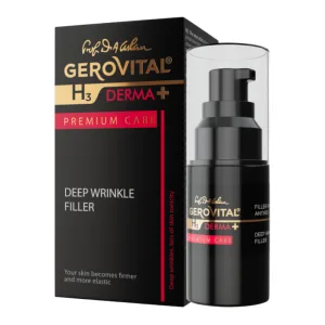 Filler intens antirid H3 Derma+ Premium Care, 15 ml, Gerovital
