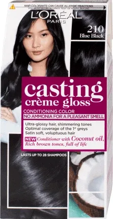 Loreal Paris CASTING CREME GLOSS Vopsea păr 210 negru albastrui, 1 buc — preț și oferte