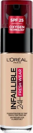 Loreal Paris Infaillible 32H Fresh Wear fond de ten 130 True Beige, 30 ml — preț și oferte