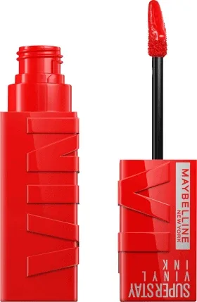 Maybelline New York Superstay Vinyl Ink ruj lichid 25 Red-Hot, 4,2 ml — preț și oferte