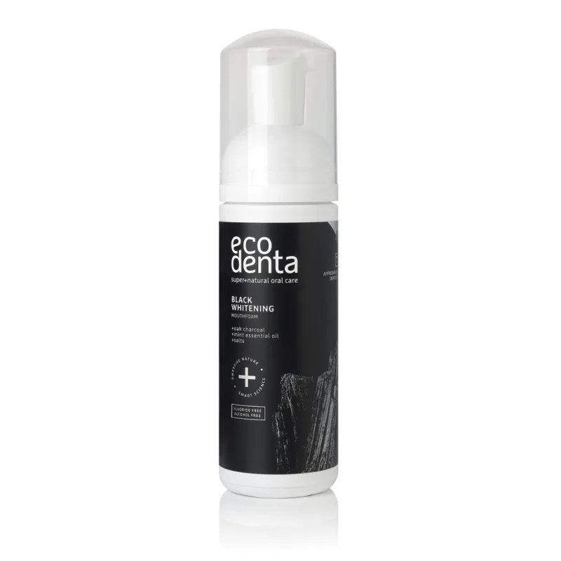 Spuma pentru ingijire orala si albire cu carbune, Ecodenta, 150 ml — preț și oferte