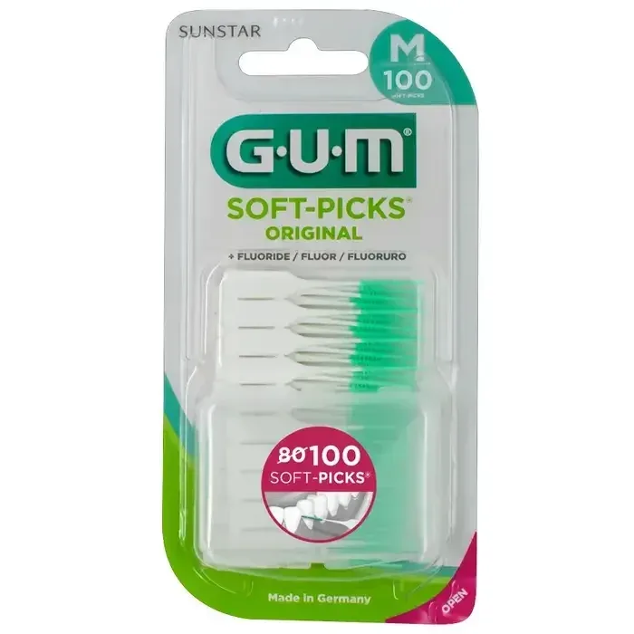 Perii interdentare Medium Soft Picks Original M, 100 bucăți, Sunstar Gum — preț și oferte